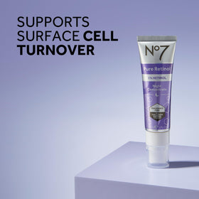 No7 pump dispensing serum for controlled application and minimal waste