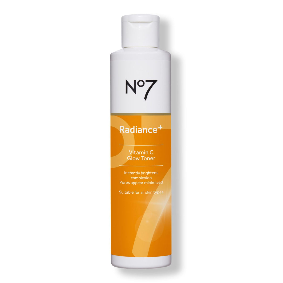 No7 front packaging showing bottle and label, clarifies product identity and benefit