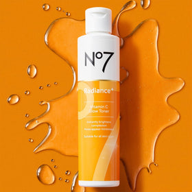 No7 in-use hand application demonstrating patting on skin, shows easy absorption benefit