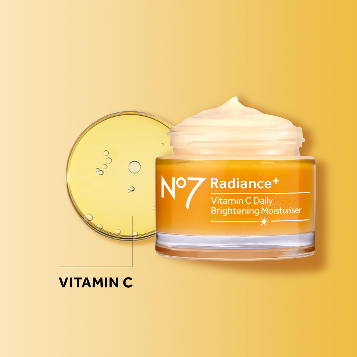 No7 applied on skin demonstrating smooth finish and instant glow