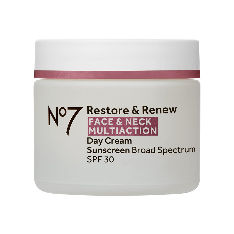 No7 jar front view showing label and product packaging benefit clarity