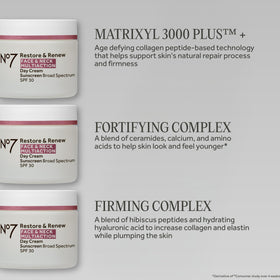 No7 applying cream to neck demonstrating visible firming benefit