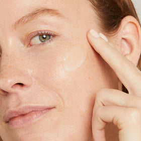 No7 serum texture on hand, shows lightweight hydrating consistency
