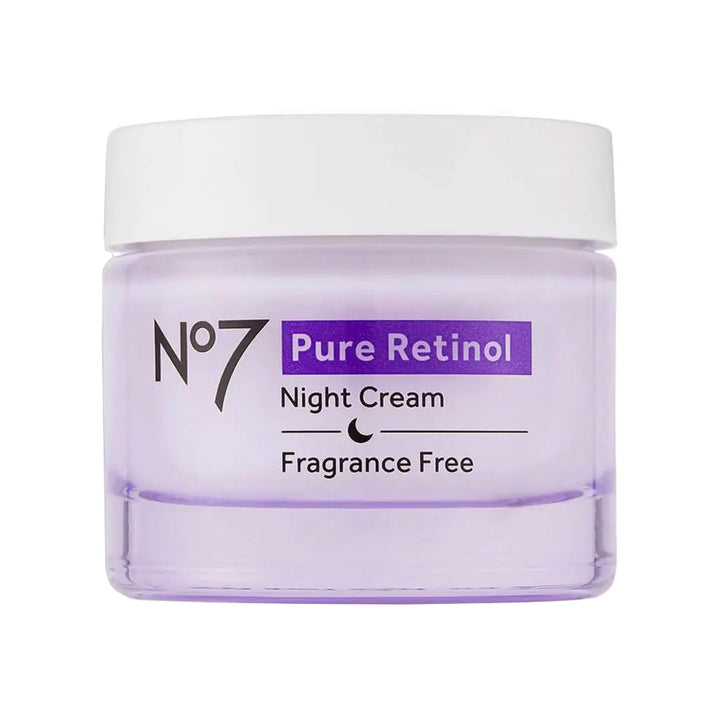 No7 front packaging showing product name and benefits for visible firming
