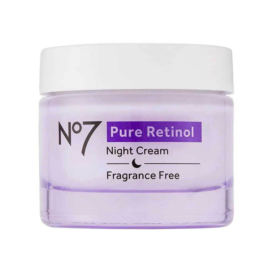 No7 front packaging showing product name and benefits for visible firming