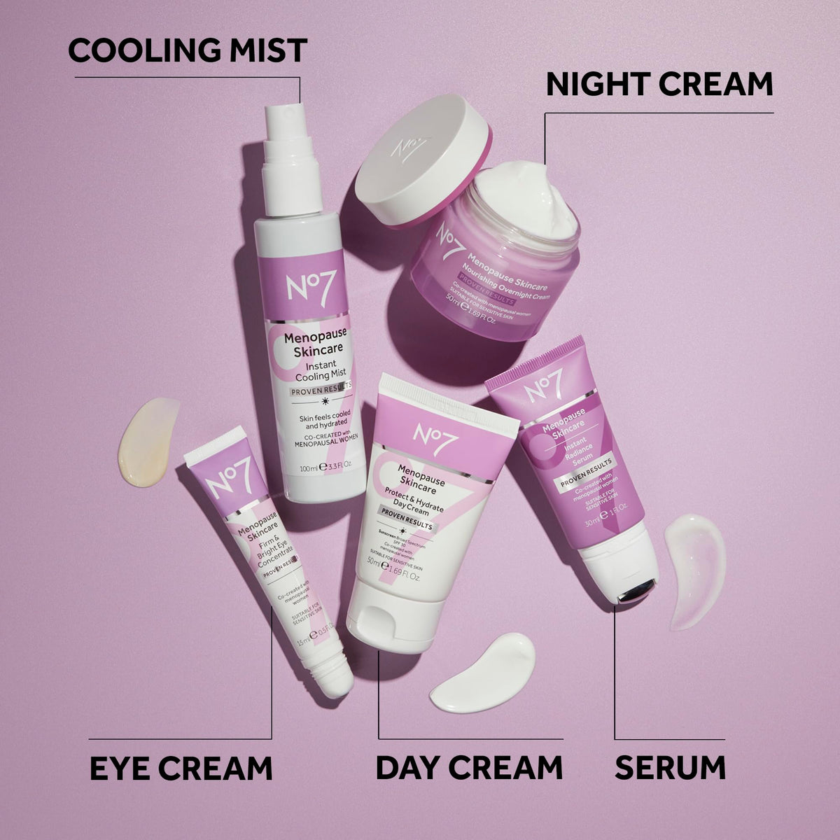 No7 serum used by woman with sensitive skin showing gentle soothing benefit