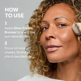 No7 applied on cheek demonstrating buildable warmth and subtle sculpting benefit