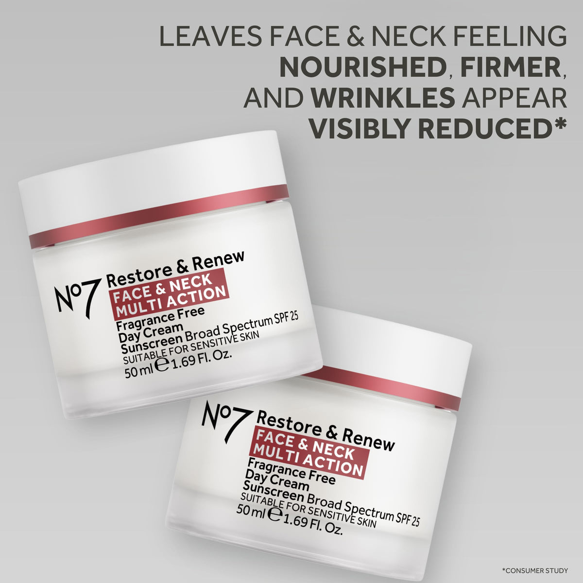 No7 close view of cream texture highlighting hydrating hyaluronic acid benefit