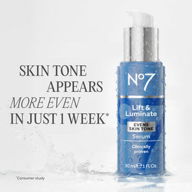 No7 texture droplet on skin closeup illustrating fast absorption and hydration
