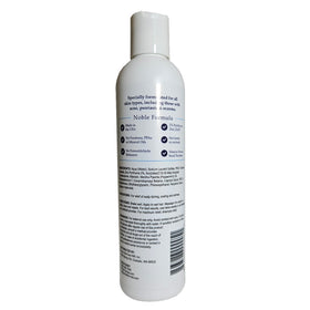 Noble Formula ingredient callout pyrithione zinc highlighting active flake control benefit