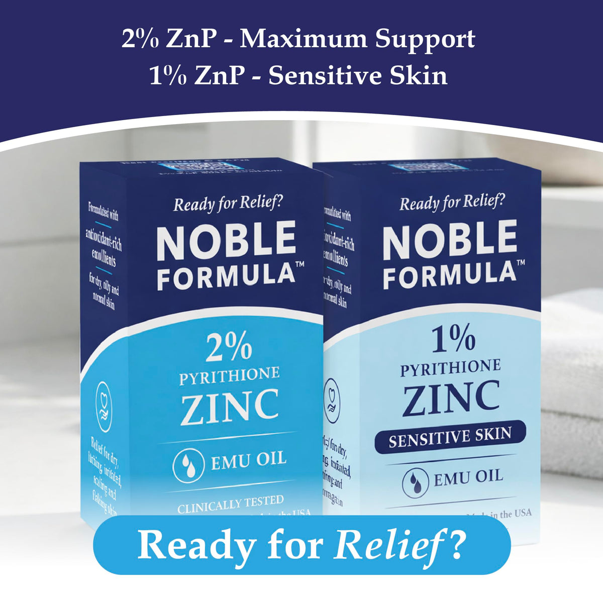 Noble Formula ingredients emu oil and olive oil with oats for nourishing hydration