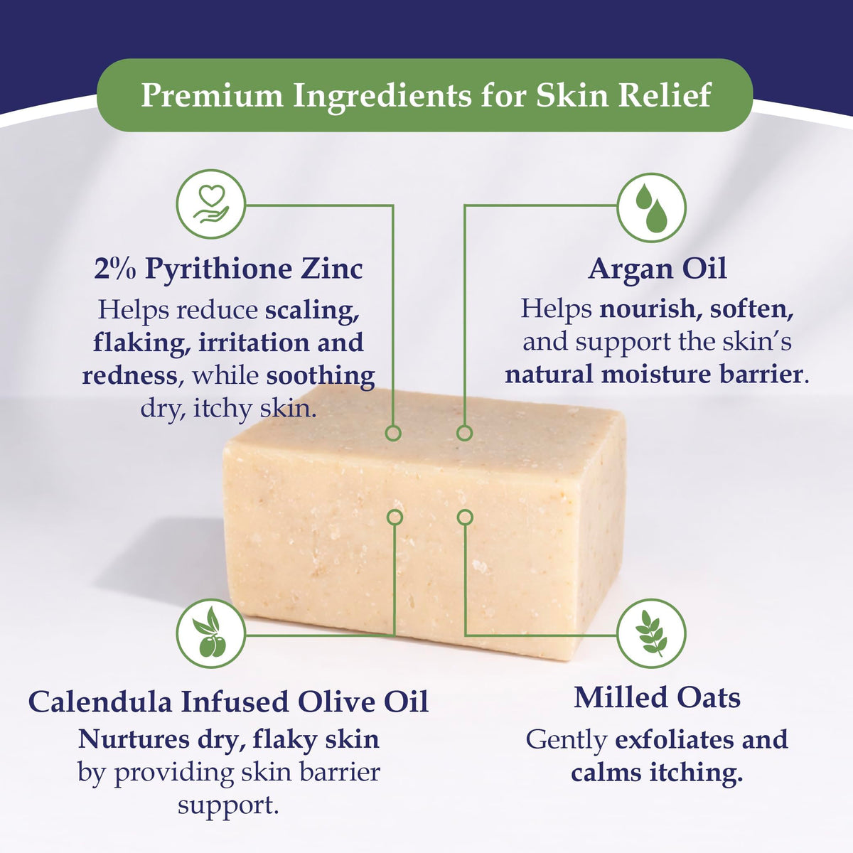 Noble Formula lather in hand demonstrating easy cleansing benefit