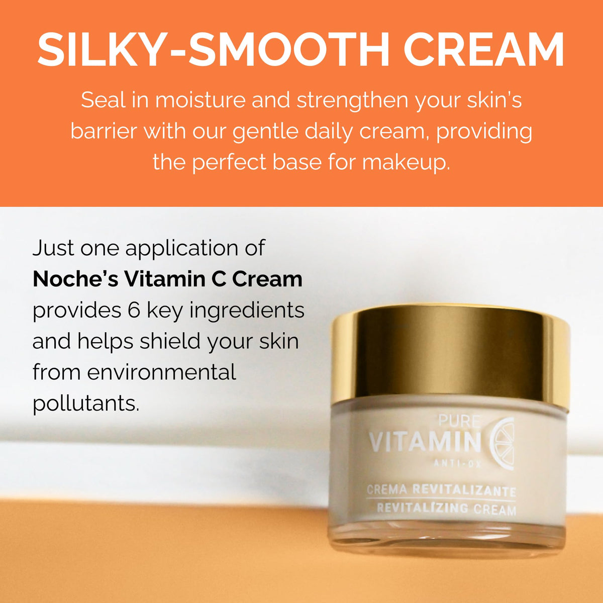 Noche Y Dia label close-up highlighting ingredient information benefit