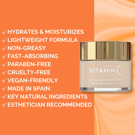 Noche Y Dia cream on hand being applied for fast-absorbing benefit