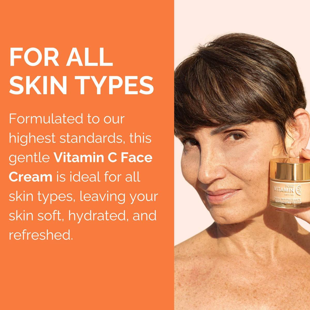 Noche Y Dia paired with vitamin C serum to boost hydration benefit