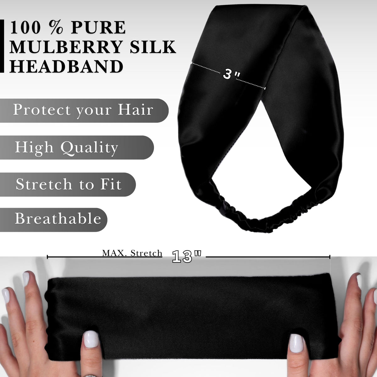 Nochka Fashion lined interior silk closeup demonstrating gentle hair protection