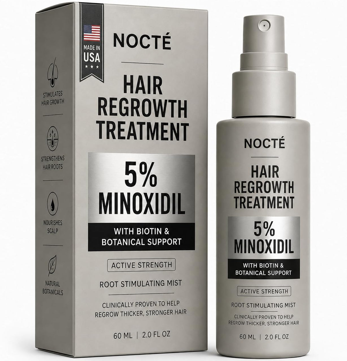 NOCTE front packaging 60ml showing product and benefits