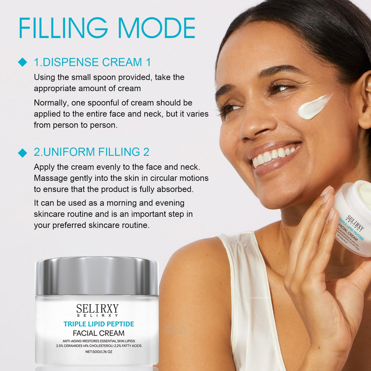 Nodfens ingredient label close-up highlighting lipids and peptides clarity