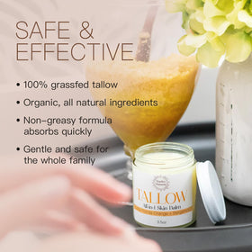 Noelle's Naturals balm applied on hand demonstrating absorption and instant hydration