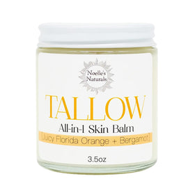 Noelle's Naturals front jar view showing label and compact size, clear ingredient trust