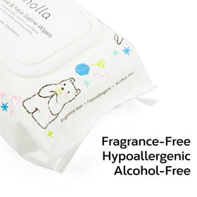 Nolla product label with ingredients and compostable certification icons