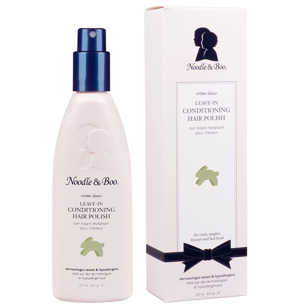 Noodle & Boo Conditioning Hair Polish front packaging showing product benefit
