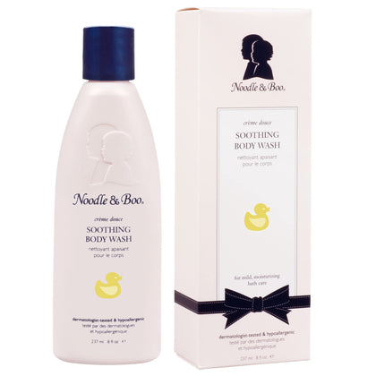 Noodle & Boo front bottle showing label and gentle formula benefits