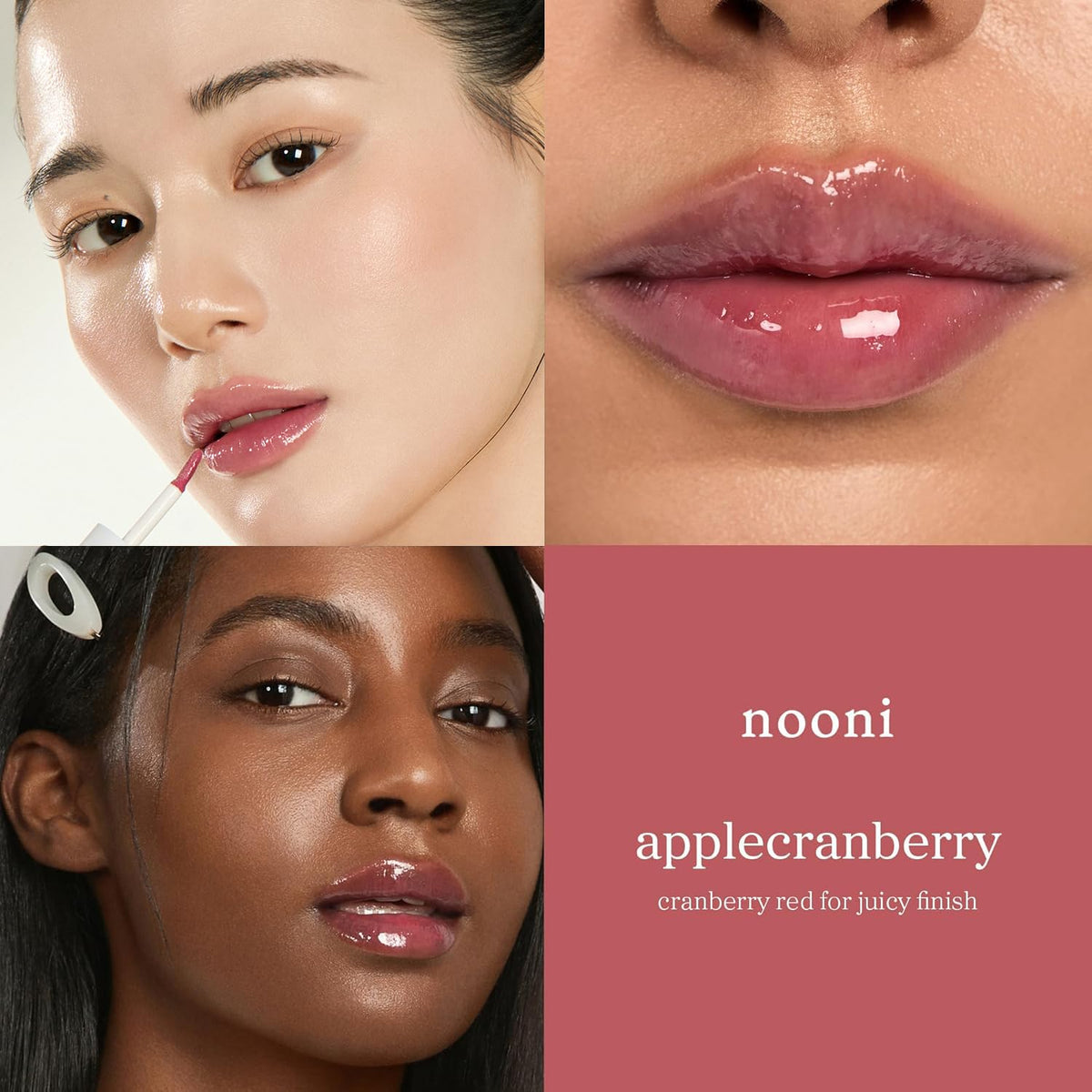NOONI texture swiped on skin highlighting lightweight, non-greasy hydration