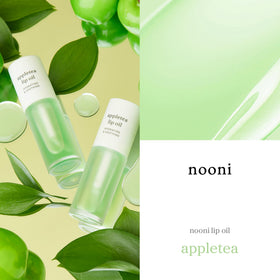 NOONI texture swirl of oil highlighting glossy hydration benefit