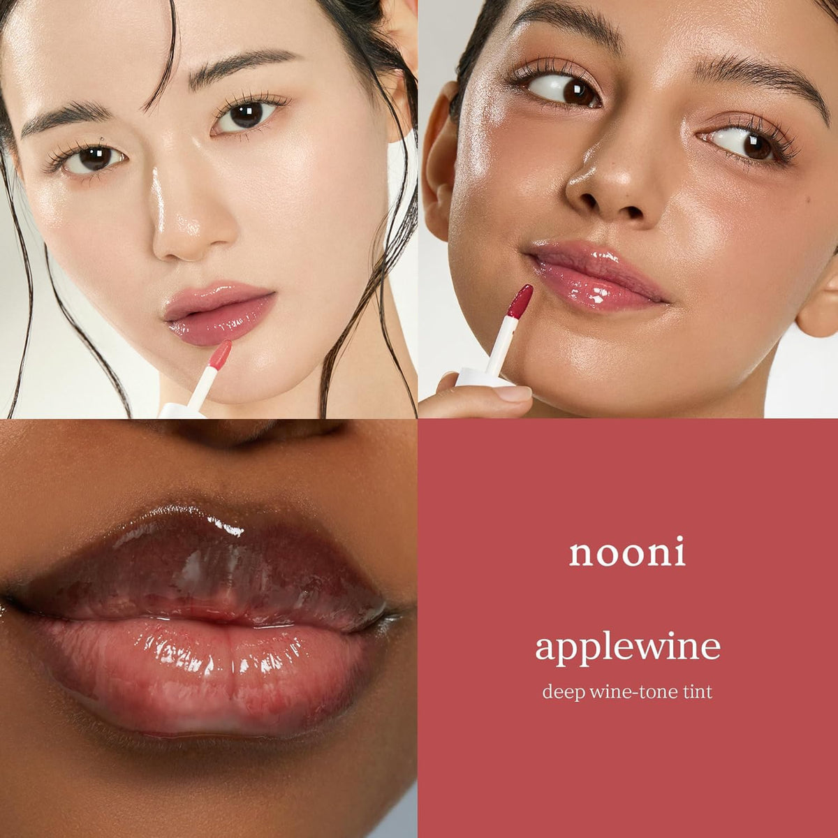 NOONI texture drop of oil showing glossy, non-sticky hydration