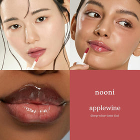 NOONI texture drop of oil showing glossy, non-sticky hydration