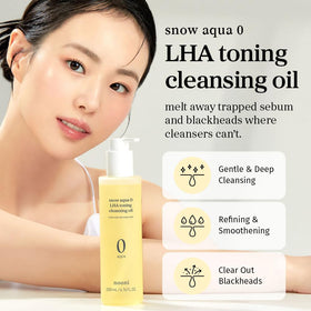 NOONI pump dispensing cleansing oil demonstrating easy, mess-free application benefit