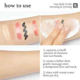 NOONI tube next to a hand for scale, communicates true 5.07 fl oz size