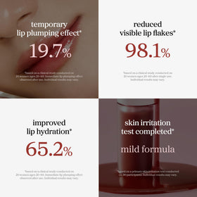 NOONI worn on lips illustrating Applegoji color and plumping effect