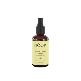 NOOR HAIR front bottle showing product design and everyday use benefit