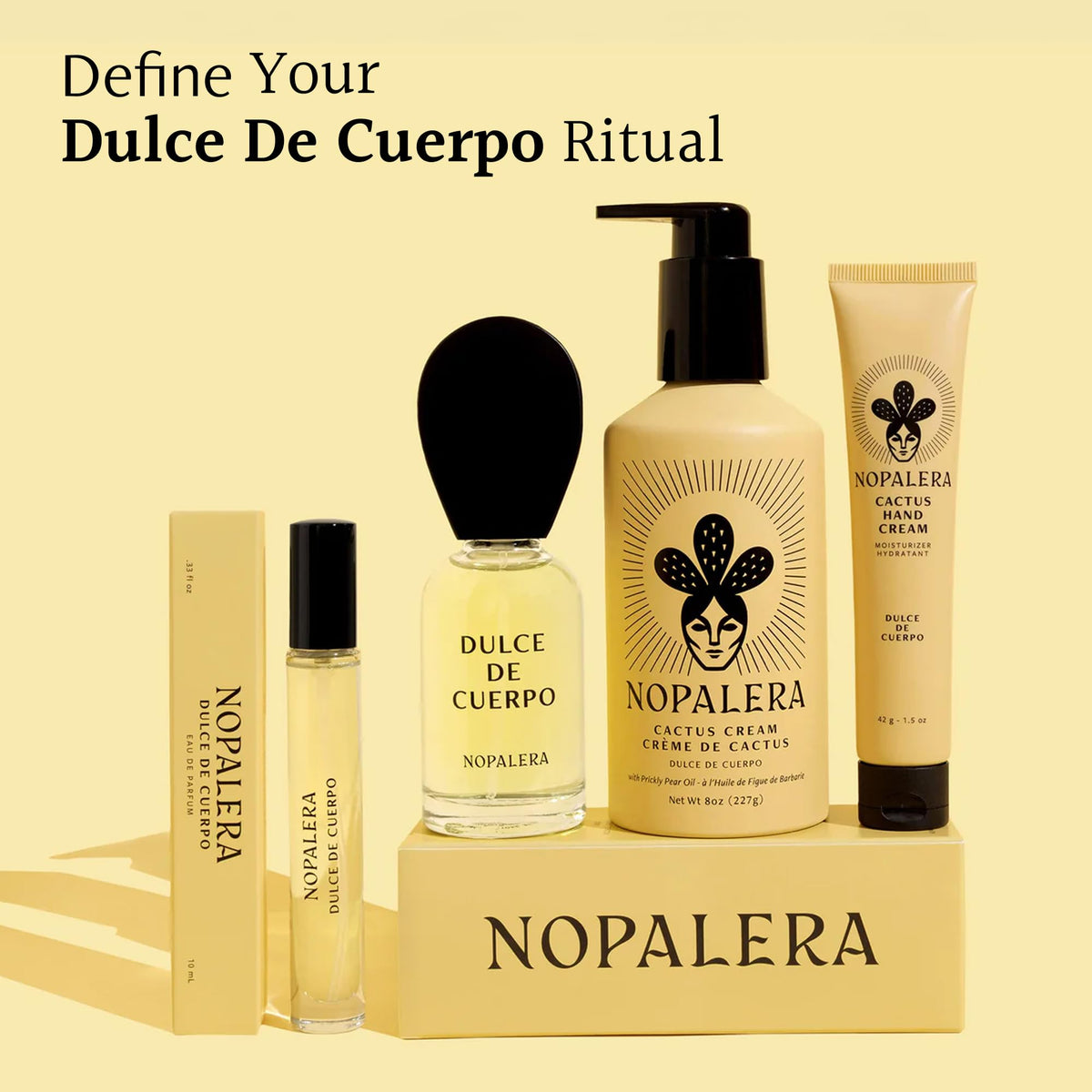 Applying Nopalera lotion on forearm, showing smooth hydration and non-greasy finish