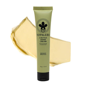 Nopalera tube front view showing compact 1.5 oz travel benefit