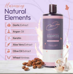 Nora Ross back label close-up listing ingredients and usage directions