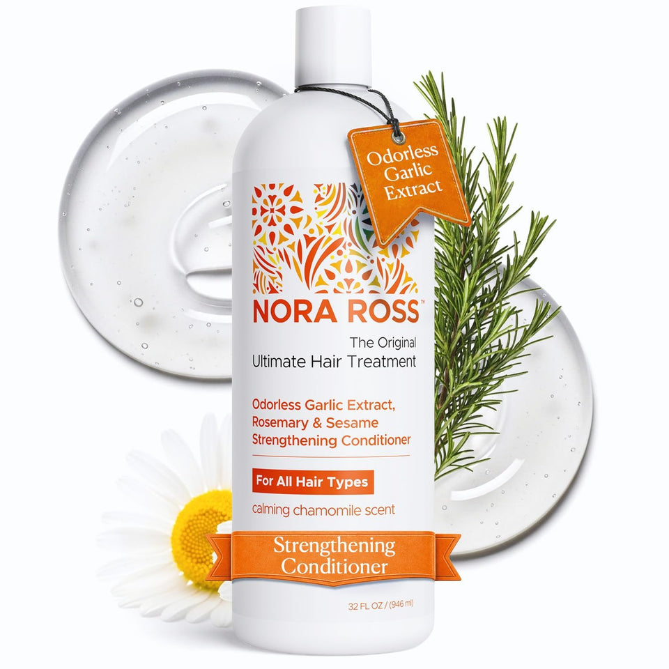 Nora Ross front bottle 32oz showing product and size benefit