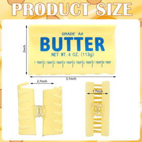 Norme butter clip close texture detail highlighting smooth acetate surface