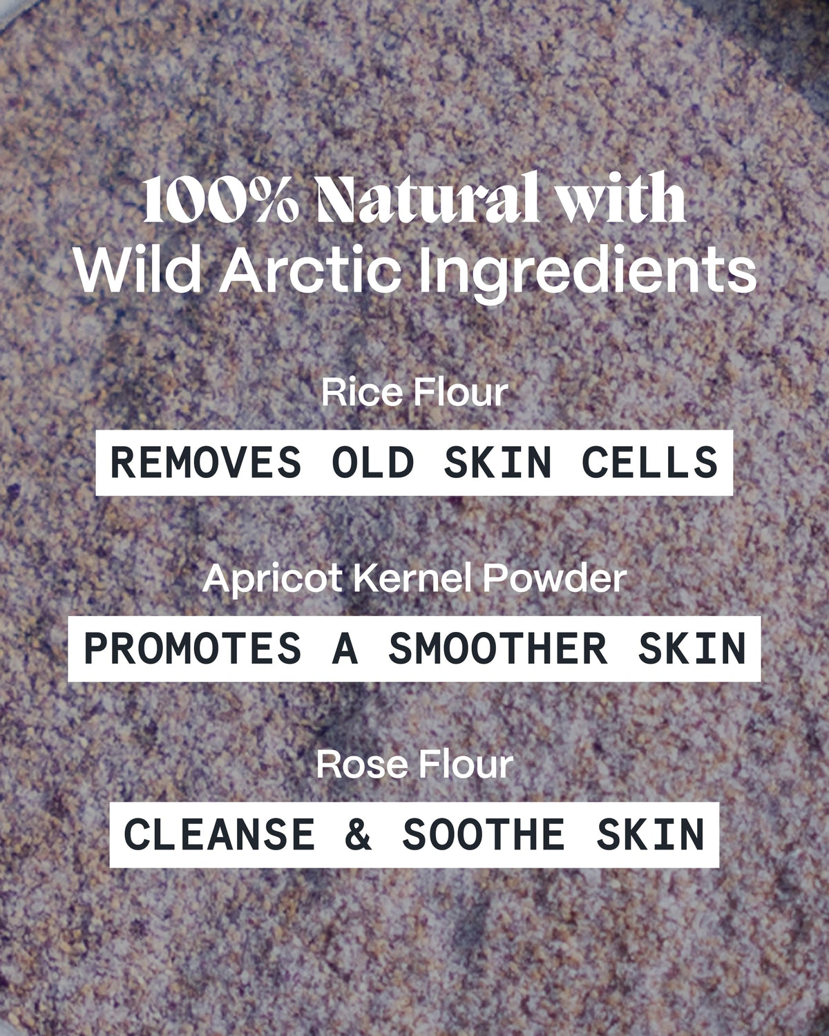 Norse Organics apricot kernel detail highlighting natural polishing benefit