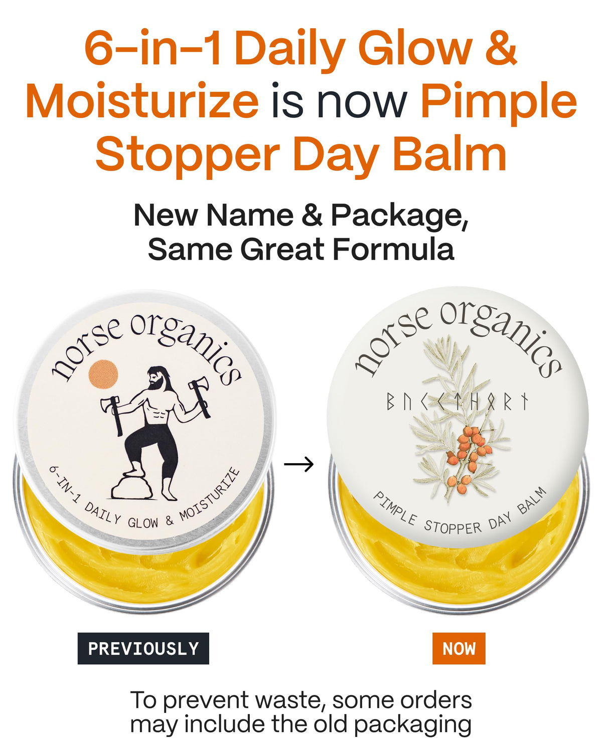 Norse Organics texture close-up of smooth water-free balm for easy absorption