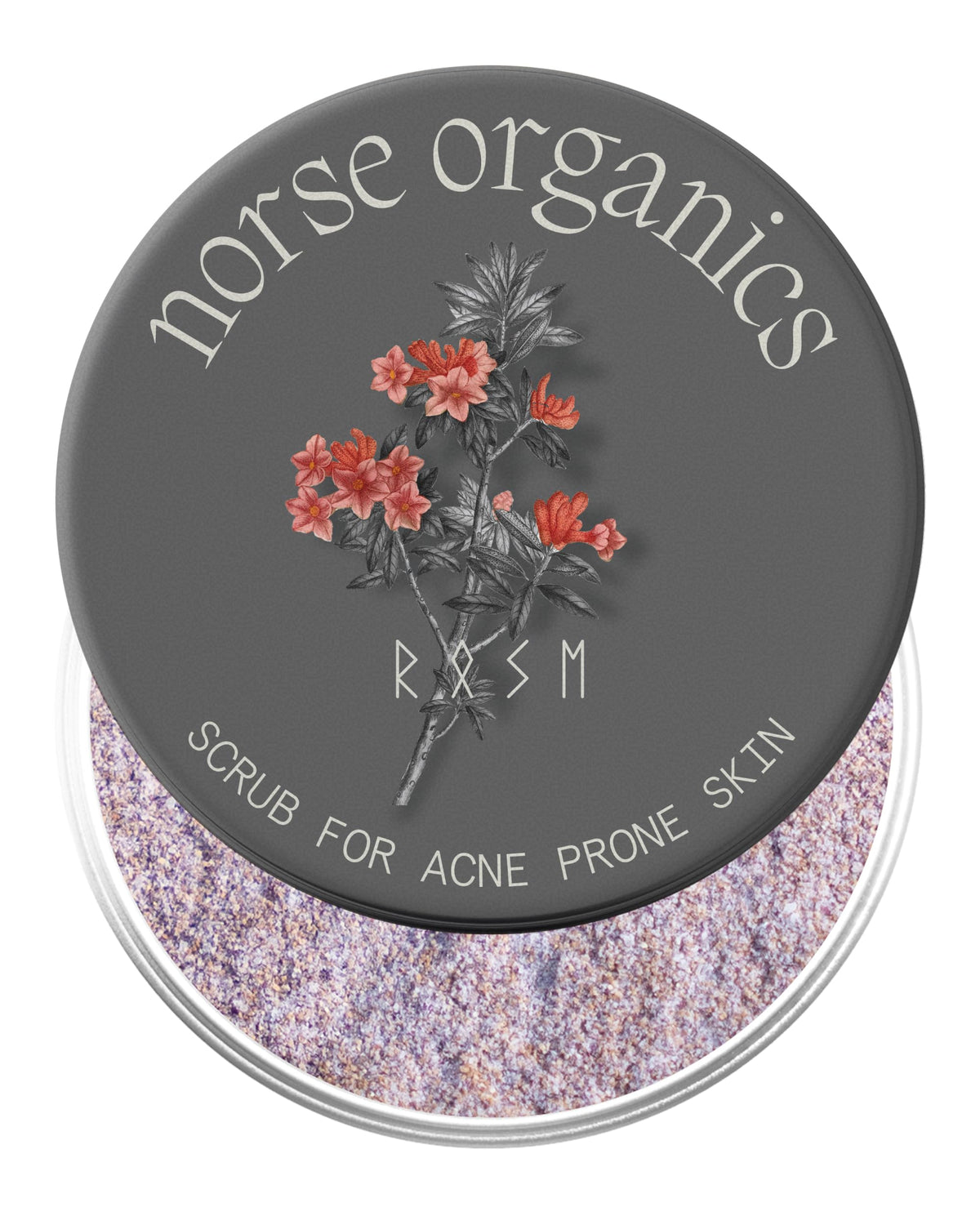 Norse Organics front jar view showing clean packaging and compact size benefit