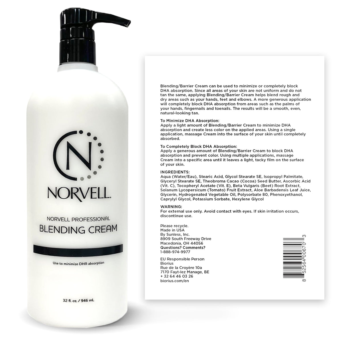 Norvell barrier cream texture closeup illustrating thick cream for targeted protection