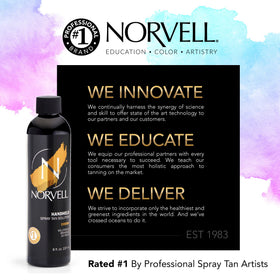 Norvell Cosmo applied with handheld sprayer illustrating even professional coverage