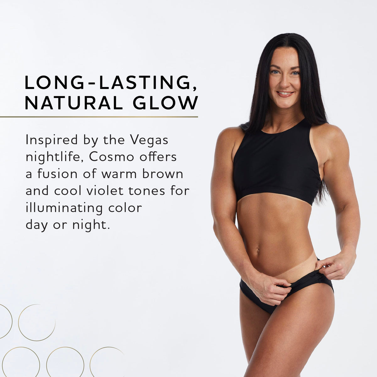 Norvell Cosmo before and after split showing natural deepening benefit