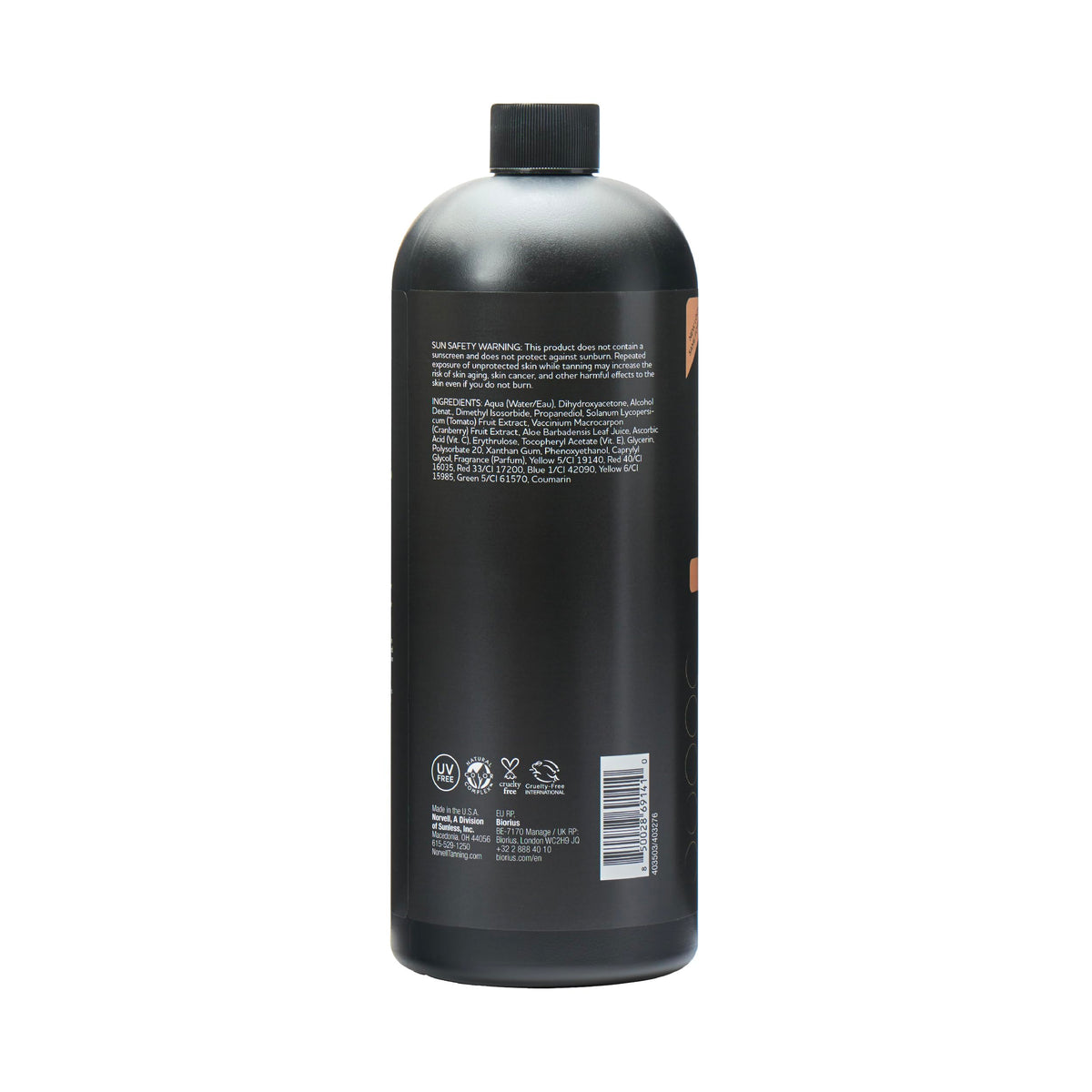 Norvell Cosmo printed expiration date label emphasizing freshness benefit