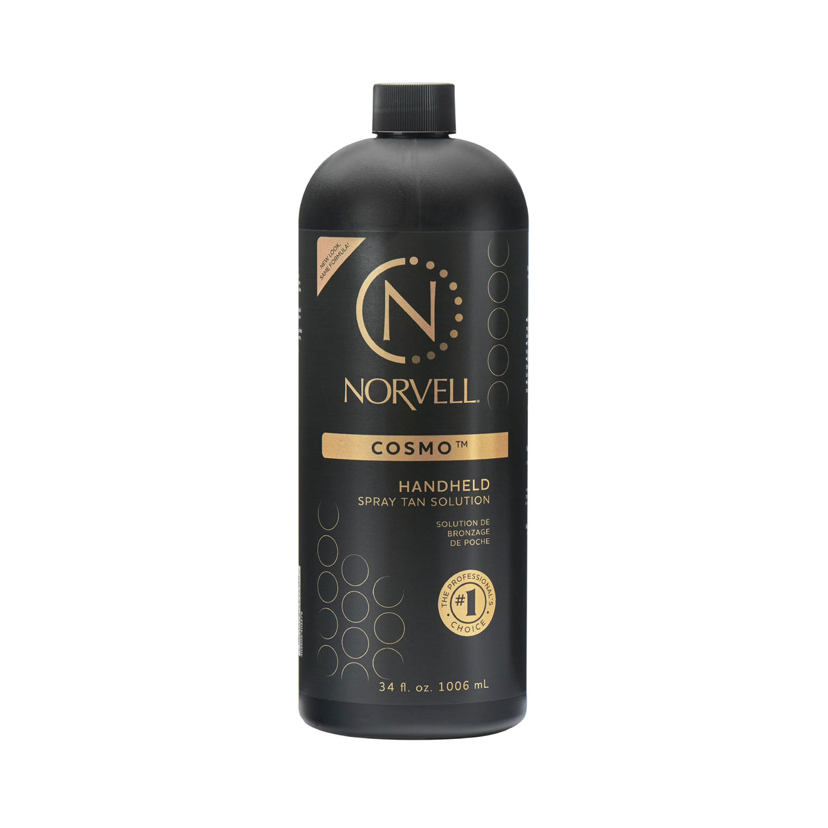 Norvell Cosmo front packaging showing bottle and brand for clear identification