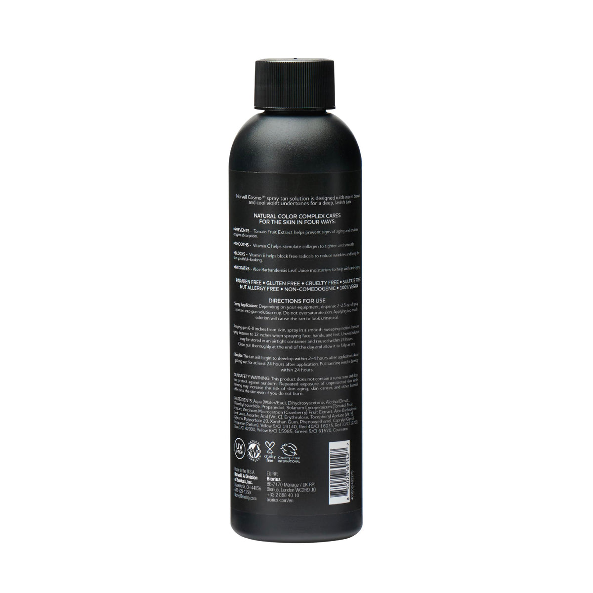 Norvell Cosmo lifestyle image of beach-ready skin showcasing long-lasting bronze