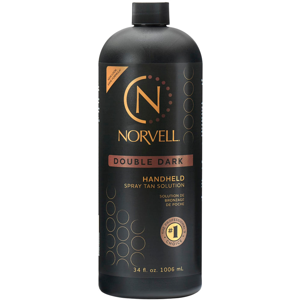 Norvell Double Dark front bottle showing professional packaging and easy pour design